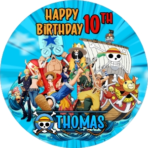 OnePiece01-CakeImageRound design preview