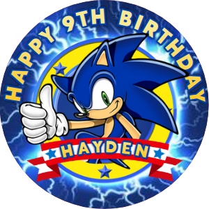 Sonic02-CakeImageRound design preview