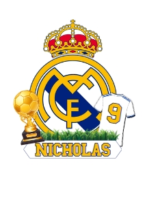 RealMadrid01-CakeTopper design preview