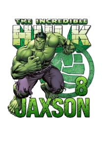 Hulk01-CakeTopper design preview