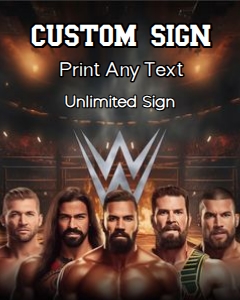 WrestleMania01-CustomSign design preview