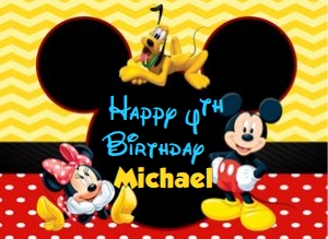 MickeyMinnie01-CakeImageSquare design preview