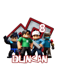 Roblox3D01-CakeTopper design preview