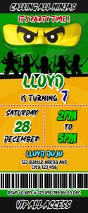 Australian Football Invitation Ticket Digital Download Aussie Rul design preview
