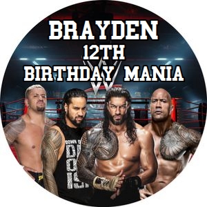 WrestleMania04-CakeImageRound design preview