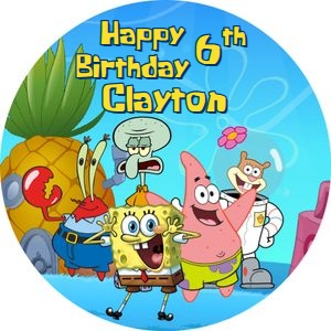 Spongebob01-CakeImageRound design preview