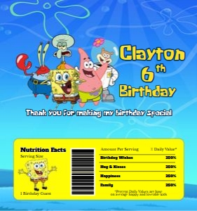 Spongebob01-Chocolate design preview
