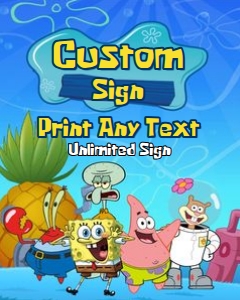 Spongebob01-CustomSign design preview