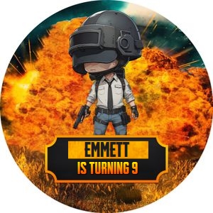 BattleGames01-CakeImageRound design preview