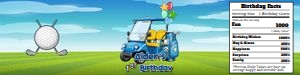 Golf03-WaterBottle: Golf Birthday Party Bundle Digital Download Printable Corjl Templ