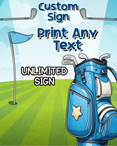 Golf03-CustomSign design preview