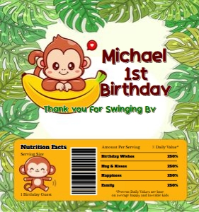 Monkey01-Chocolate design preview