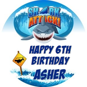 Shark01-CakeImageRound design preview