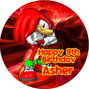 Knuckles01-CakeImageRound design preview