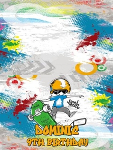 Skateboard01-TreatBag design preview