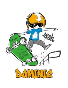 Skateboard01-Tshirt design preview