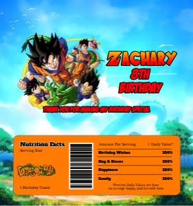 DragonBall01-Chocolate design preview
