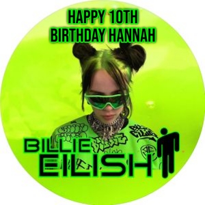 BillieEilish01-CakeImageRound design preview