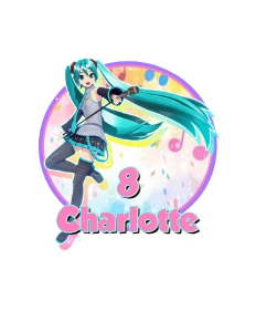 Miku01-CakeTopper design preview