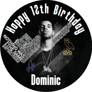 Drake01-CakeImageRound: Drake01-CakeImageRound