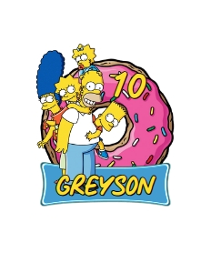 TheSimpsons01-CakeTopper design preview