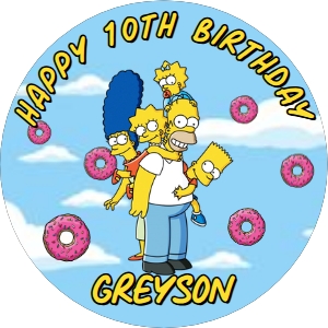 TheSimpsons01-CakeImageRound design preview