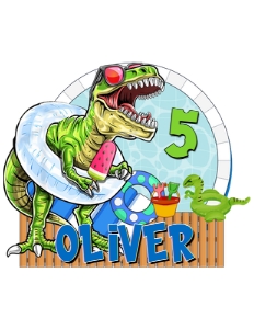 Dinosaur Birthday Party Bundle Digital Download Printable Corjl T design preview