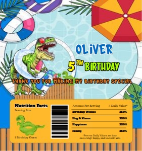 Dino02-Chocolate design preview