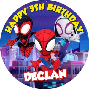 Spidey02-CakeImageRound: Spidey02-CakeImageRound