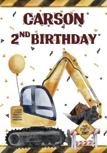 Construction01-Caprisun: Construction Birthday Party Bundle Digital Download Printable Cor