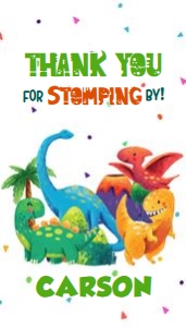 Dinosaur Ticket Invitation Digital Download Roar Birthday Admit O design preview