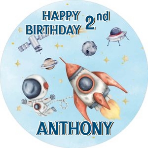 Astronaut Birthday Party Bundle Digital Download Printable Outer design preview
