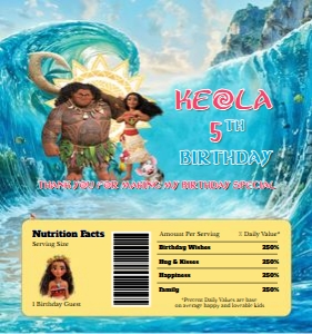 Moana01-Chocolate design preview