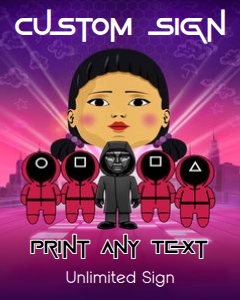 SquidGame01-CustomSign design preview
