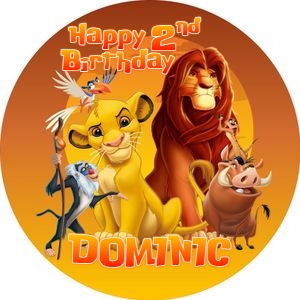 LionKing01-CakeImageRound: LionKing01-Bundle