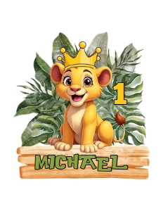 Lion01-CakeTopper design preview