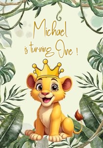 Lion01-Caprisun: Lion Birthday Party Bundle Digital Download Printable Safari Jung