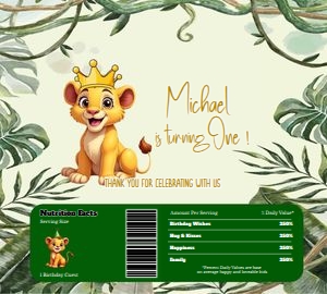 Lion01-Skittles: Lion Birthday Party Bundle Digital Download Printable Safari Jung