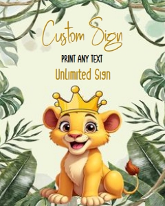 Lion01-CustomSign design preview