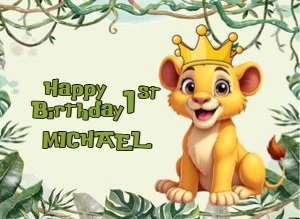 Lion01-CakeImageSquare design preview