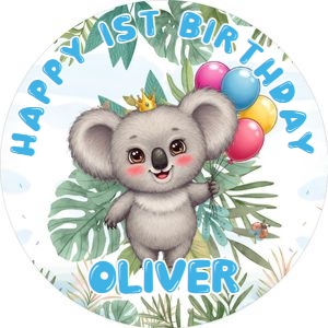 Koala01-CakeImageRound design preview