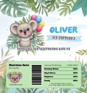 Koala01-Chocolate design preview