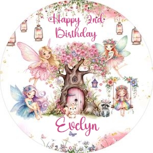 Fairy01-CakeImageRound design preview