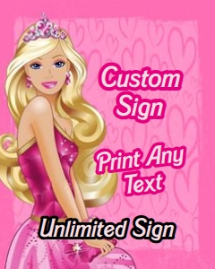 Barbie02-CustomSign: Barbie02-Bundle