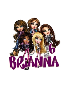 Bratz01-CakeTopper design preview