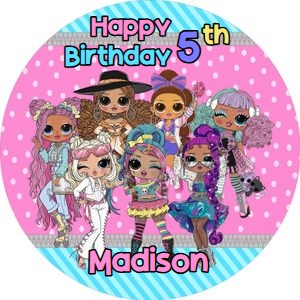 LOLDolls01-CakeImageRound: LOLDolls01-CakeImageRound