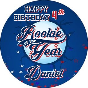 RookieOfTheYear01-CupCakes5: Rookie of the Year Birthday Party Bundle Digital Download Printab