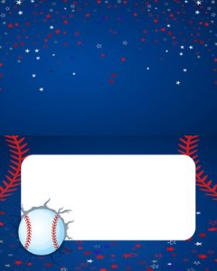 RookieOfTheYear01-FoodTent: Rookie of the Year Birthday Party Bundle Digital Download Printab