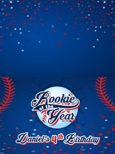 RookieOfTheYear01-TreatBag: Rookie of the Year Birthday Party Bundle Digital Download Printab