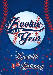 RookieOfTheYear01-GiftBag: Rookie of the Year Birthday Party Bundle Digital Download Printab